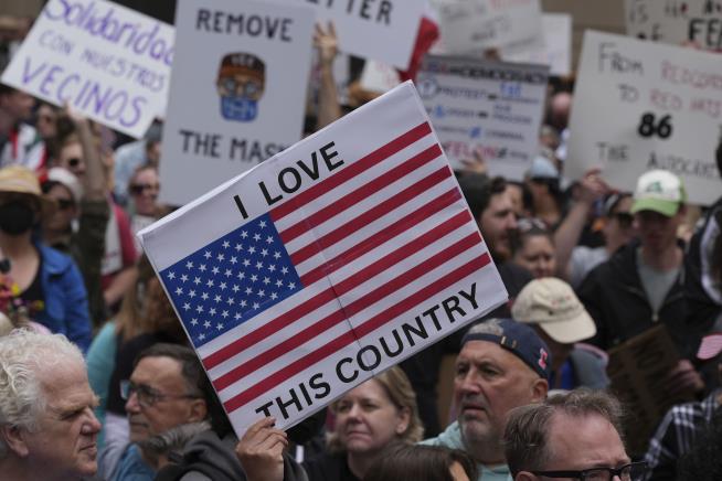 Determined Protesters Across US Denounce Trump