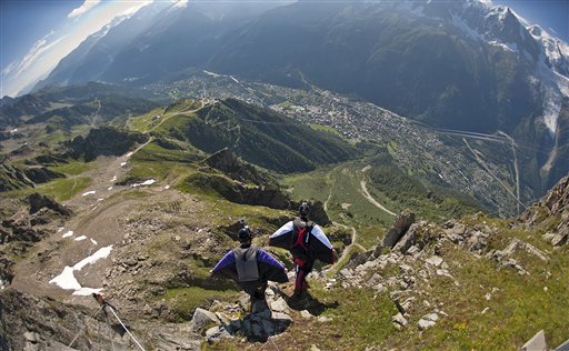 Wingsuit Champion Dies in Leap From Alps