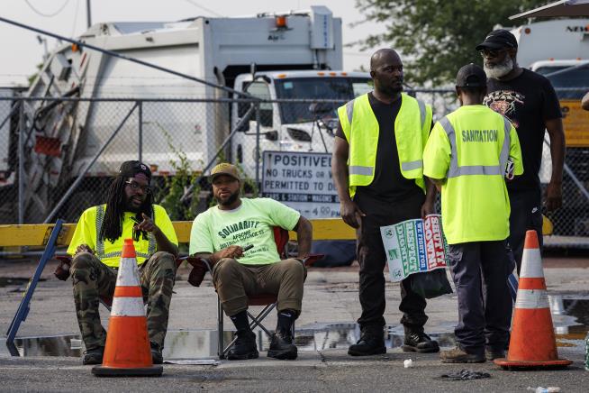 Trash Piles Up in Philadelphia Garbage Strike