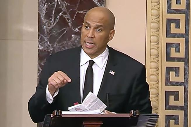 After That Marathon Speech, Cory Booker Makes Bank