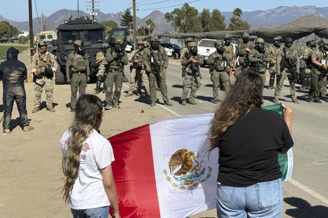 Protesters, ICE Agents Clash at California Farm Raid