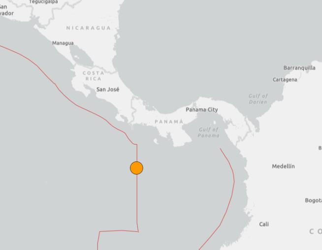 Strong Quake Hits South of Panama