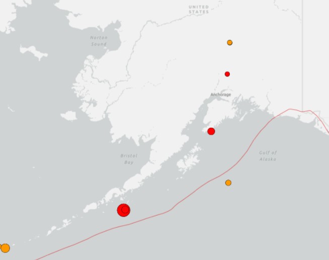 Tsunami Warning Issued After Strong Alaska Quake