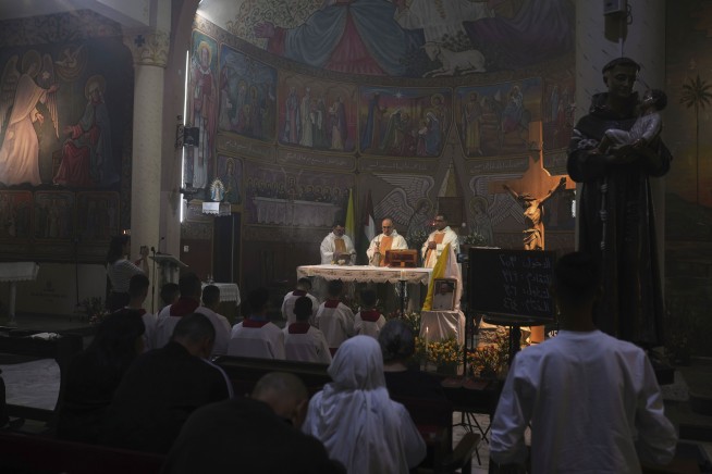 Israeli Shell Kills 3 at Church Pope Called Daily