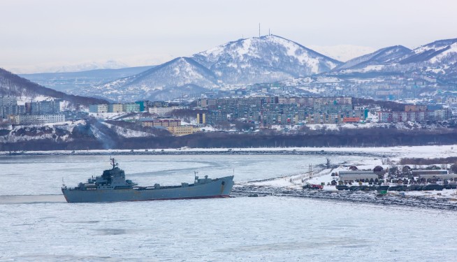 Tsunami Waves Look to Have Snapped Pier at Russian Base