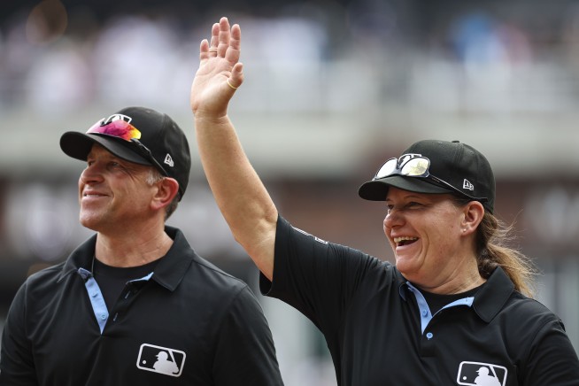 Female Umpire Makes the Call, for the First Time