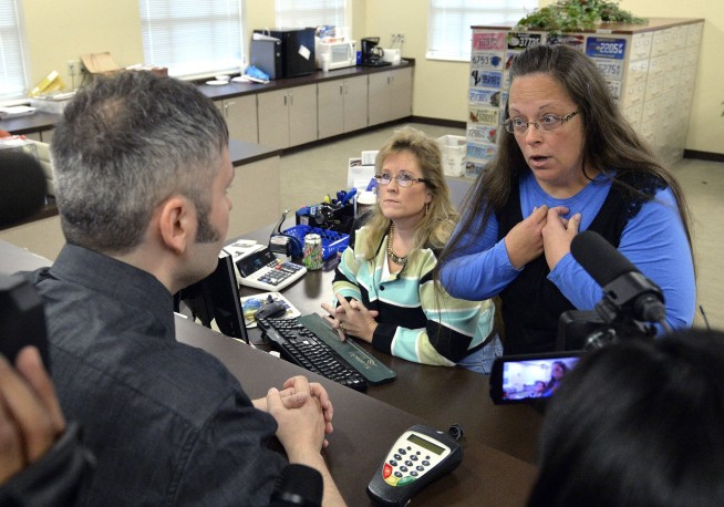 Infamous County Clerk Brings Gay Marriage Fight to SCOTUS