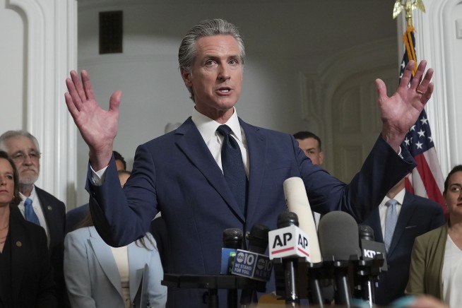 Newsom's All-Cap Posts Have a New Target: JD Vance