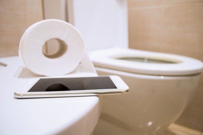 Using Phone on the Toilet Can Be a Literal Pain in the Butt