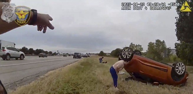 Officers, Bystanders Save Infant Trapped Under Car
