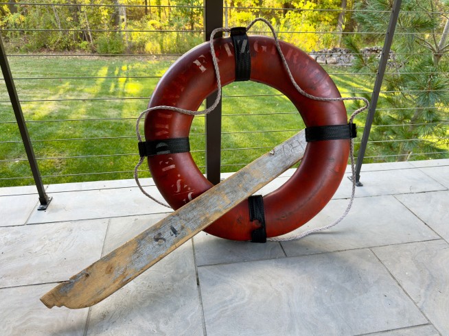 Michigan Returning Life Ring From Edmund Fitzgerald Wreck