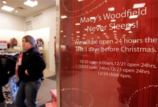 Desperate Retailers Offer 24-Hour Shopping
