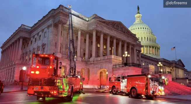 Fire Disrupts Capitol Subway, Sends 2 Cops to Hospital