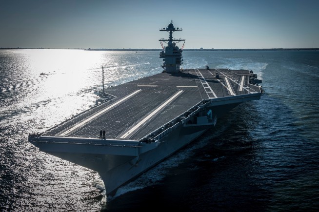 Ford Strike Group Heads to Mideast During Iran Talks