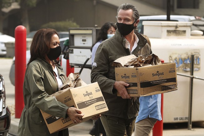 Primary Poll Shows Newsom Has Twice the Support of Harris