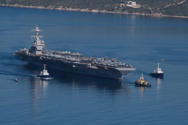 Navy's Best Aircraft Carrier Pulls Out of Iran Fight