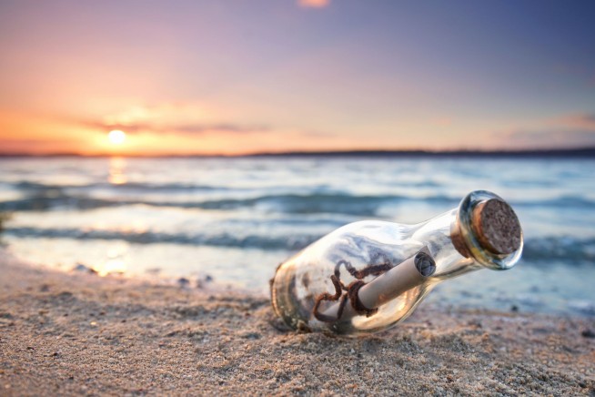 Canadian Message in Bottle Washes Up on Scottish Beach