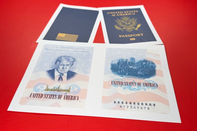 Trump to Be First Living President in US Passports