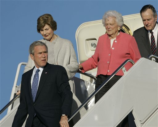 Hometown Crowd Greets Bush in Texas