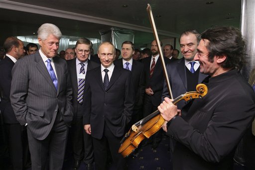 Bill and Vlad Pal Around Davos