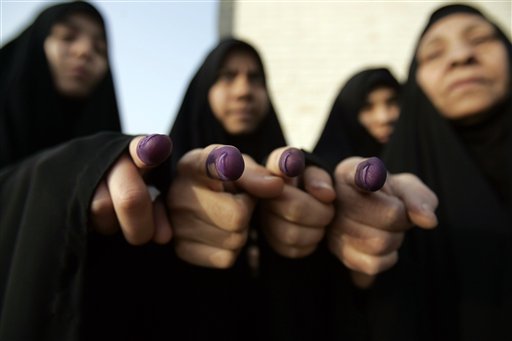 Iraqis Vote for Secular Parties
