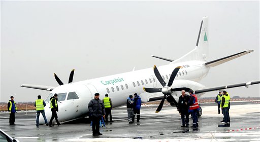 No Injuries as Romanian Plane Crash Lands on Foam