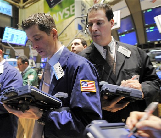 Stocks Gyrate; Dow Down 37