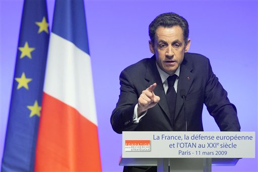 Sarkozy Faces Confidence Vote Over Rejoining NATO
