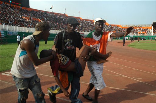 22 Fans Crushed at Ivory Coast World Cup Qualifier