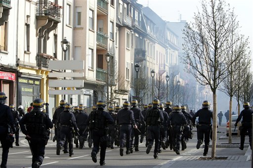 French Cops Battle NATO Rioters