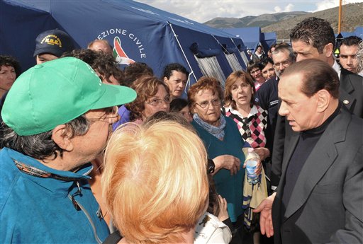 Berlusconi's Latest Gaffe: Quake Homeless 'Camping'