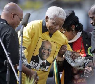 Mandela Backs Zuma in S. African Election