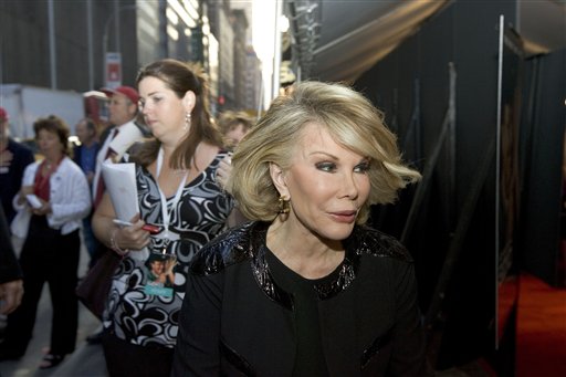 Joan Rivers Gets Ready for Her Close-Up