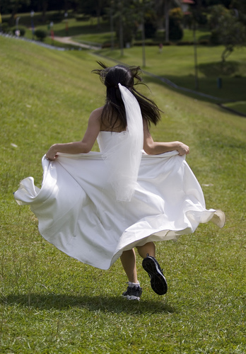 Runaway Bride Flees Before Reception
