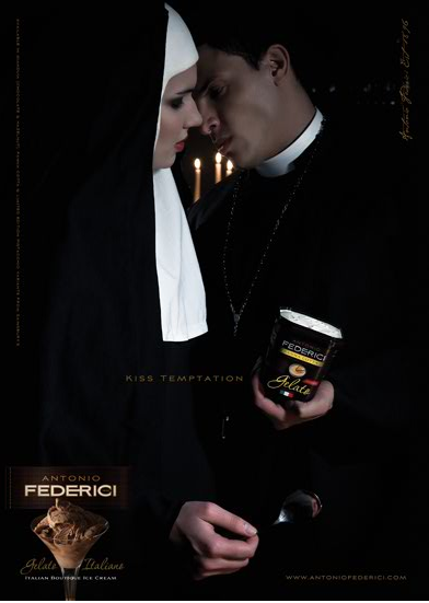 Nun-Priest Snog Gets Ice Cream Ad Banned