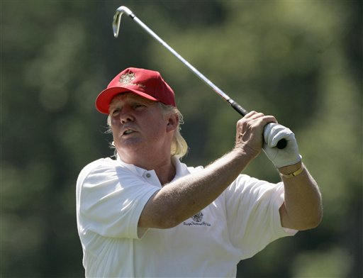 Bad Career Move! Trump's Golf Cart Stolen