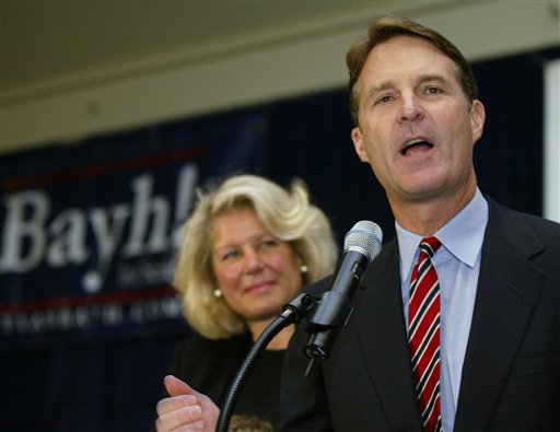 Bayh's Wife in Deep With Health Industry