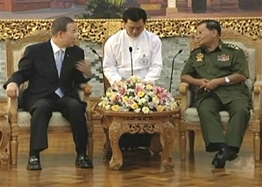 Webb Visits Burma, Will Meet With Junta Chief