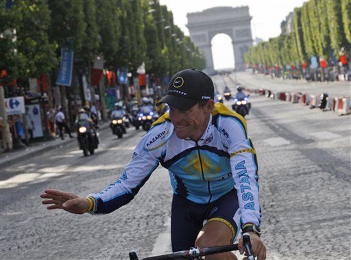 Armstrong Tweets Invite to Ride; Masses Clog Traffic