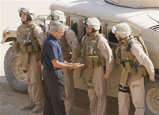 Bush Drops In on Iraq