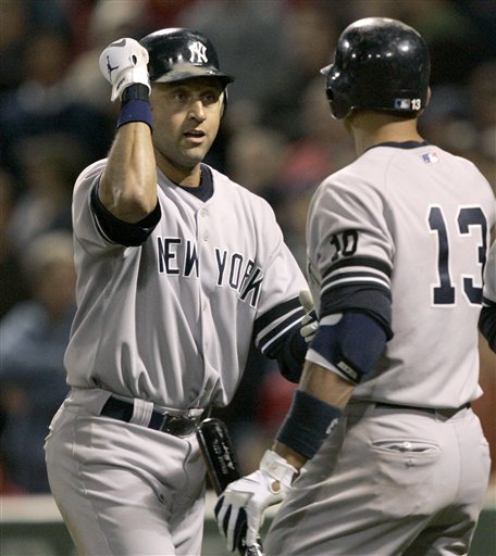 Jeter Goes Long, Yankees Close in on Sox