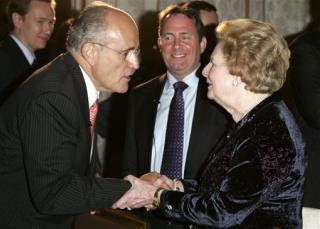 In London, Giuliani Picks Up Cred and Cash