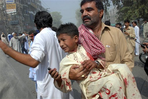 Suicide Bombs Kill 16, Wound 150 in Pakistan