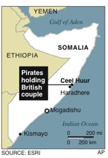 Somali Pirates Demand $7M Ransom for UK Couple