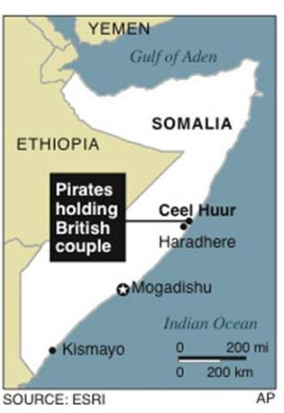 Somali Pirates Demand $7M Ransom for UK Couple