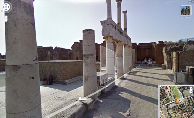 Google Street View Reveals Ruins of Pompeii