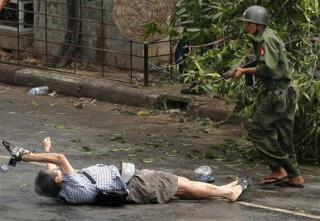 Violent Face-Off Rages in Burma