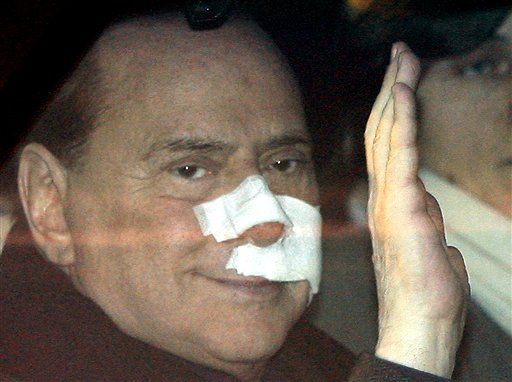 Battered Berlusconi Leaves Hospital