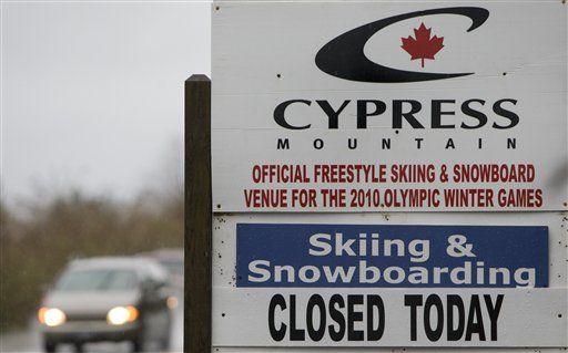 Rain Shuts Key Olympic Ski Site