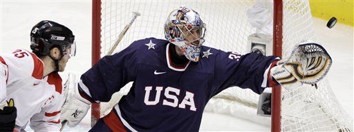 USA Beats Swiss, Reaches Hockey Semis